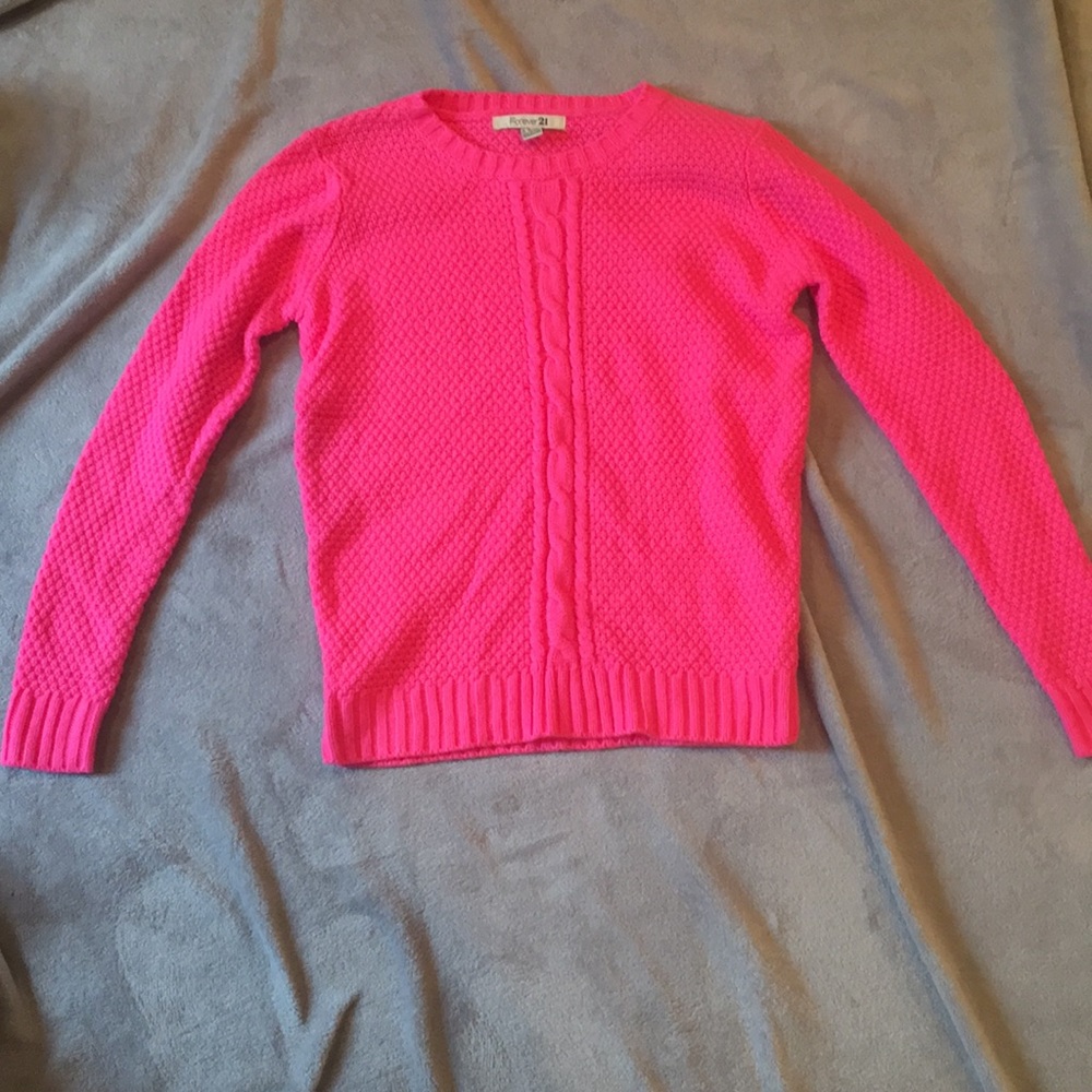 Pink sweater